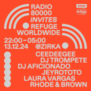 Radio 80000 INVITES REFUGE WORLDWIDE