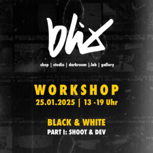 black and white photo development workshop