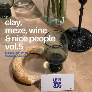 clay workshop combined with meze and wine