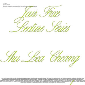 jou fixe lecture with shu lea cheang