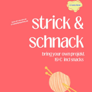 knitting and talk workshop event