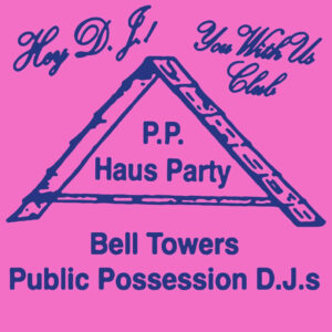 pp haus party with bell towers at bar charlie