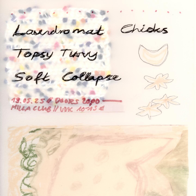 landromat chicks plus topsy turvy concert by basement computer