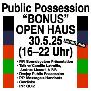 bonus by puplic possession at house der kunst
