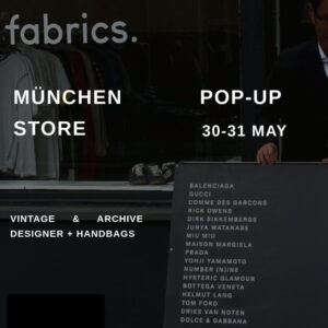fabrics. from berlin vintage designer pop-up in munich