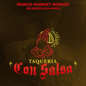 door opening from taqueria con salsa at munch market fat cat