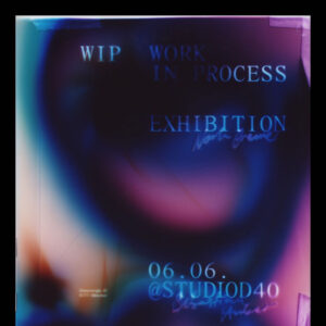 experimental darkroom exposures, luminograms alongside a portrait at studio d40