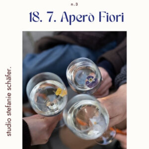 apero event by stefanie schäfer at the flower studio