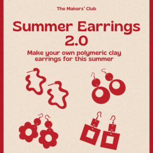summer earrings workshop by the markers club munich