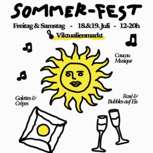 coucou food market summer party at viktualienmarkt